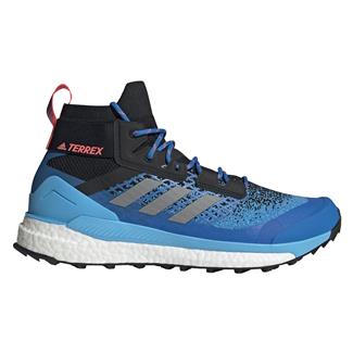 Men's Adidas Terrex Free Hiker PrimeBlue Boots Core Black / Gray Three / Blue Rush
