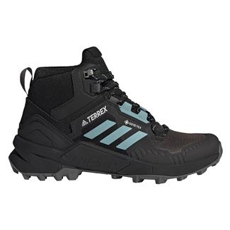 Women's Adidas Terrex Swift R3 MID GTX Boots Core Black / Mint Ton / Gray Five