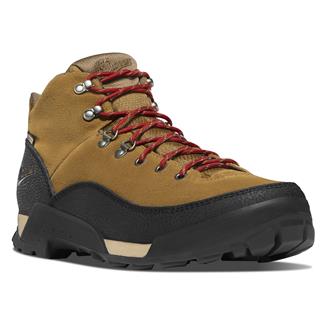 Men's Danner Panorama Mid Waterproof Boots Brown / Red