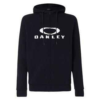Men's Oakley Bark FZ Hoodie 2.0 Black / White