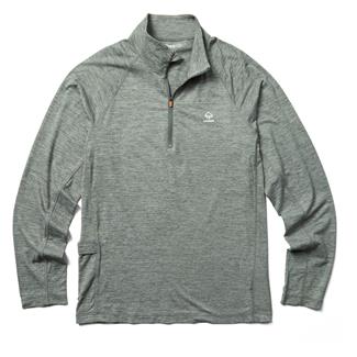 Men's Wolverine Sun-Stop Eco 1/2 Zip Gunmetal Heather