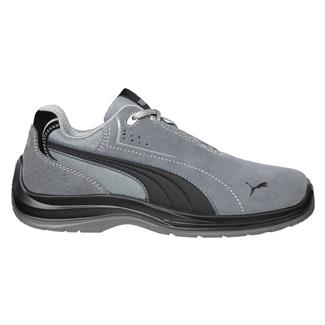 Men's Puma Safety Touring Low Hydro-Suede Fiberglass Toe Gray / Black