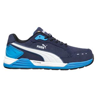 Men's Puma Safety Airtwist Low EH Fiberglass Toe Navy / White