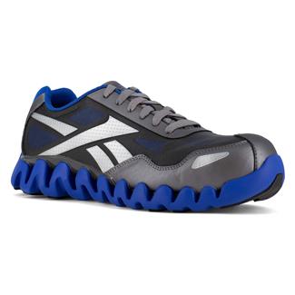 Men's Reebok Zig Pulse Work Composite Toe Gray / Blue