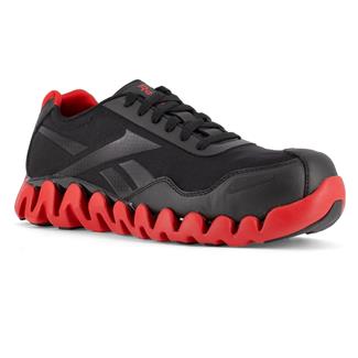 Men's Reebok Zig Pulse Work Composite Toe SD10 Black / Red