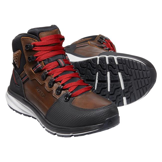 Men's Keen Utility Red Hook Mid Waterproof Boots Work Boots