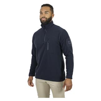 Men's Mission Made Quarter Zip Fleece Pullover LAPD Navy