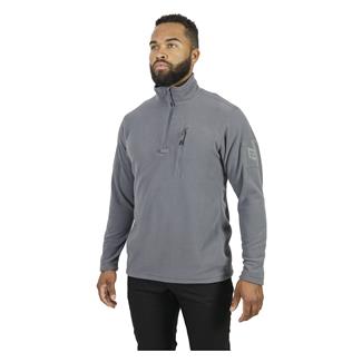 Men's Mission Made Quarter Zip Fleece Pullover Wolf Gray