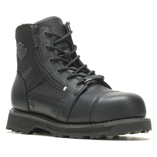 Men's Harley Davidson Footwear Bonham Composite Toe Side-Zip Waterproof Boots Black