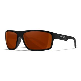 Wiley X Peak Matte Black (frame) / Polarized Copper (lens)