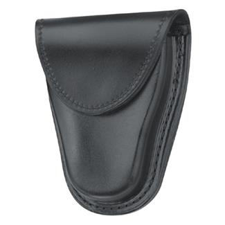 Gould & Goodrich Hinged Handcuff Case with Hidden Snap Hi-Gloss Black