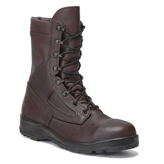 Men's Belleville US Navy Aviator Steel Toe Boots Chocolate Brown