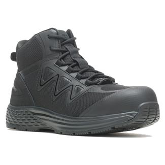 Men's Bates Rush Mid Work Composite Toe Boots Midnight