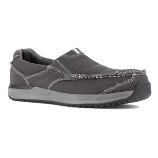 Men's Rockport Works Langdon Casual Slip-On Composite Toe Charcoal