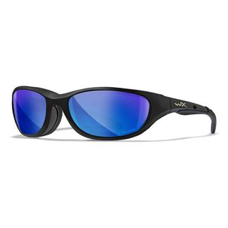 Wiley X Airrage Captivate Gloss Black (frame) / Polarized Blue Mirror (lens)