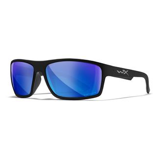 Wiley X Peak Captivate Matte Black (frame) / Polarized Blue Mirror (lens)