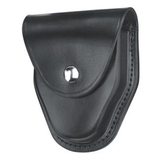 Gould & Goodrich ASP and Hiatt Handcuff Case with Nickel Hardware Black Hi-Gloss