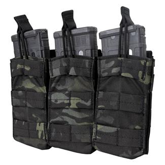 Condor Triple M4/M16 Open-Top Mag Pouch MultiCam Black