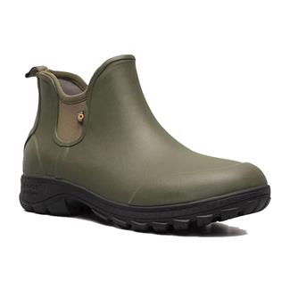 Men's BOGS Sauvie Slip On Boot Waterproof Boots Olive Multi