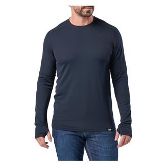 Men's 5.11 Tropos Baselayer Longsleeve Top Dark Navy