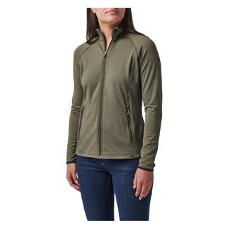 Women's 5.11 Stratos Full Zip Ranger Green