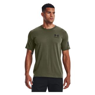 Men's Under Armour New Tac Freedom Spine T-Shirt Green