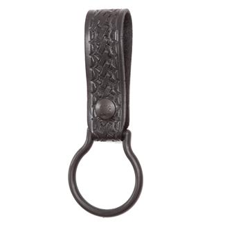 Gould & Goodrich Leather Flashlight Holder D Basket Weave Black