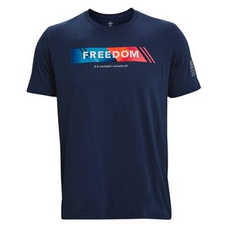 Men's Under Armour Freedom Amp T-Shirt Navy