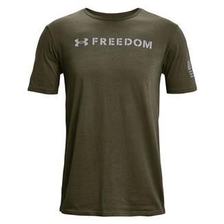 Men's Under Armour New Freedom Flag Bold T-Shirt Marine OD Green