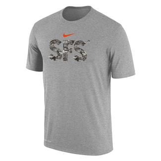 Men's Nike SFS Dri-Fit Cotton T-Shirt Dark Gray Heather