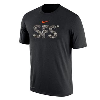 Men's Nike SFS Dri-Fit Cotton T-Shirt Black