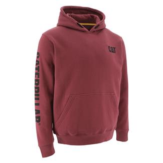 Men's CAT Trademark Banner Hoodie Brick