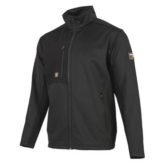 Men's Ariat Rebar Dri-Tech DuraStretch Fleece Hybrid Jacket Black