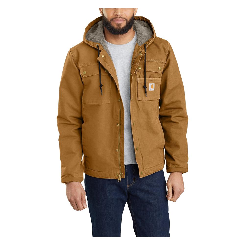 Men's Carhartt Relaxed Fit Washed Duck Utility Jacket, Work Boots  Superstore