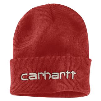 Men's Carhartt Knit Insulated Logo Graphic Cuffed Beanie Chili Pepper