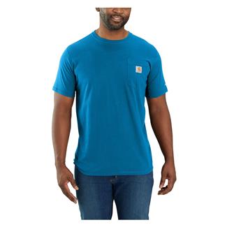 Men's Carhartt Force Pocket T-Shirt Marine Blue