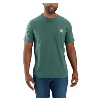 Men's Carhartt Force Pocket T-Shirt Slate Green Heather