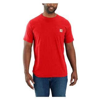 Men's Carhartt Force Pocket T-Shirt Fire Red