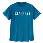 Carhartt Force Midweight Block Logo Graphic T-Shirt