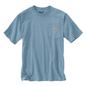 Men's Carhartt Workwear Pocket T-Shirt Alpine Blue Heather