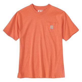 Men's Carhartt Loose Fit Heavyweight Pocket T-Shirt Desert Orange Heather Nep