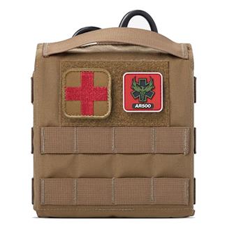 AR500 Armor Quick Detachment and Deployable IFAK Pouch Coyote