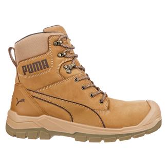 Men's Puma Safety Conquest CTX High Composite Toe Waterproof Boots Wheat