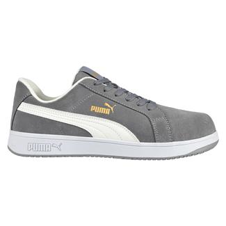 Women's Puma Safety Iconic Low Composite Toe Static Dissipative Gray / White