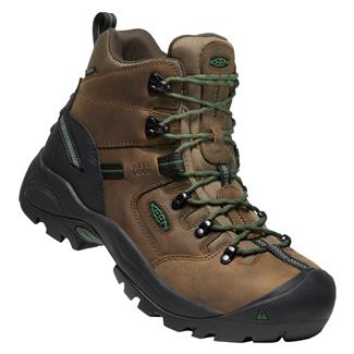 Men's Keen Utility 6" Pittsburgh Energy Carbon Toe Waterproof Boots Cascade Brown / Greener Pastures