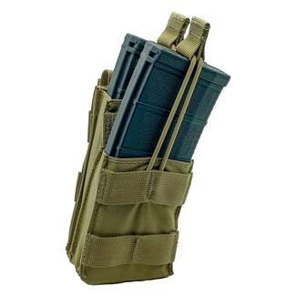 Shellback Tactical Single Stacker Open Top M4 Mag Pouch Coyote