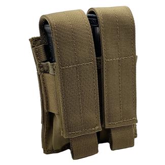 Shellback Tactical Double Pistol Mag Pouch Coyote