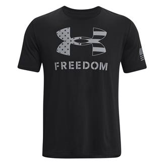 Men's Under Armour New Freedom Logo T-Shirt Black