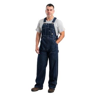 Men's Berne Workwear Heritage Unlined Denim Bib Overalls Denim