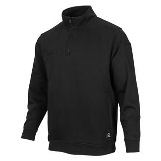 Men's Wolverine Job Shirt Quarter-Zip Black